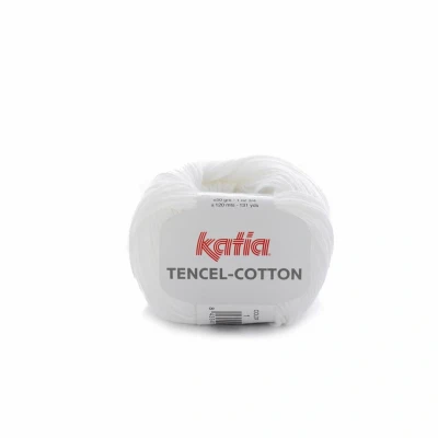 Afbeelding van Wol &amp; Garen Katia Tencel Cotton 01 Wit