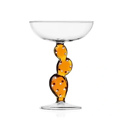 Afbeelding van Ichendorf Milano Champagneglas Cactus Amber Wijnglazen