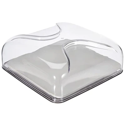 Afbeelding van Guzzini, Gocce vierkante kaasbel, 25,5 x 11,5 cm