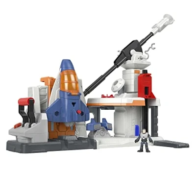 Afbeelding van Fisher Price Imaginext Buzz Lightyear startbasis, interactieve set met lift en Star Command launcher, interactief speelgoed lichten geluiden, vanaf 3 jaar, HGT25