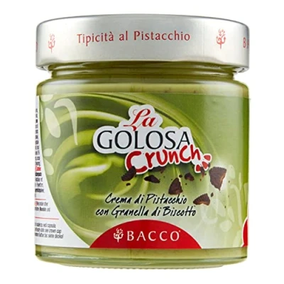 Afbeelding van Bacco La Golosa Crunch Siciliaanse pistachecrème, 200 g.