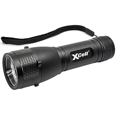 Afbeelding van XCell 146362 Zaklamp werkt op batterijen LED Met handlus, holster, stroboscoopfunctie 500 lm 7 h 179 g