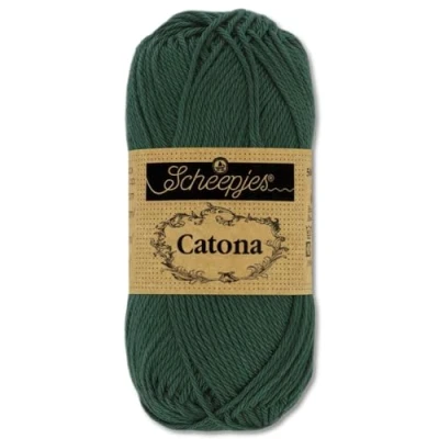 Afbeelding van Frida&#039;s Wollhaus Scheepjes Catona Amigurumi, 50 g, 100% katoen, voor breien en haken, 109 kleuren (525 Fir)