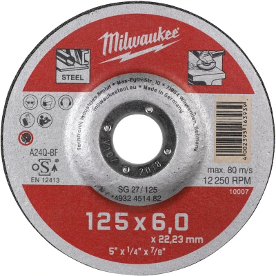 Afbeelding van MILWAUKEE 4932451482 Snijschijf, haakse slijper 125 6.0 12250