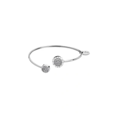 Afbeelding van Lotus Style LS1849 2/1 Damesarmband van staal en heldere zirkonia, één maat, Roestvrij staal, Cubic Zirkonia
