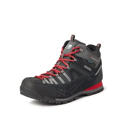 Afbeelding van Karrimor Spike Mid weathertite Outdoorschoenen Heren Wandelschoenen Maat 42 Mannen zwart/grijs/rood