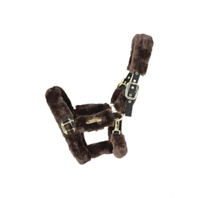Afbeelding van Kentucky Horsewear Halster Wol Bruin Paard