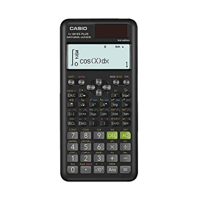 Afbeelding van Casio fx 991ES PLUS 2 Wetenschappelijke Rekenmachine, Met 417 Functies En Display, 1,4 x 7,7 16,2 cm