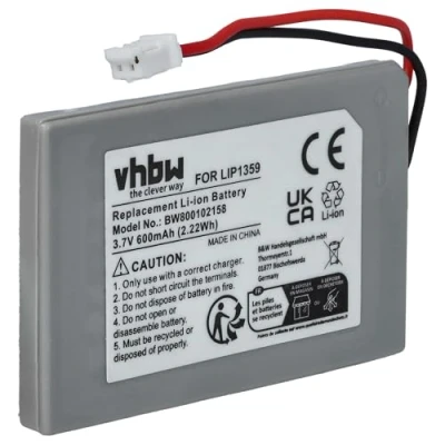 Afbeelding van vhbw 1 batterij compatibel met Sony Playstation3 PS3 DualShock 3 WiFi controller Gamepad, (600 mAh, 3,7 V, Li Ion)
