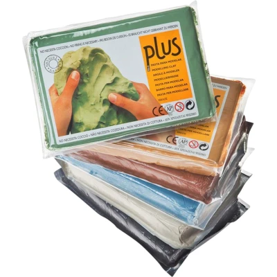 Afbeelding van Klei Plus 1kg terracotta