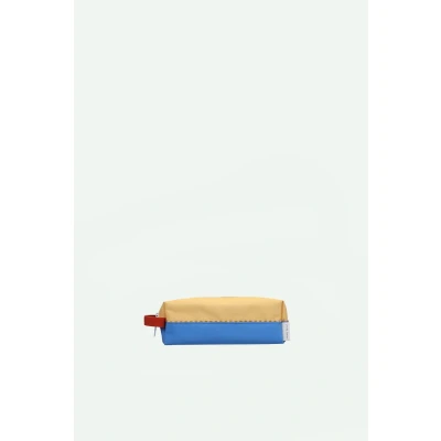 Afbeelding van Sticky Lemon Pencil Case/Pennenzak Wonders Colourblocking Sandy Yellow + Radar Blue