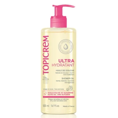 Afbeelding van Topicrem Ultra Hydratant Shower Oil 500ml Masker