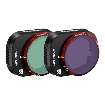 Afbeelding van Freewell Variable ND VND1 5 Stop, VND6 9 Stop Run&amp;Gun cameralensfilter, compatibel met Mini 4 Pro, 2 stuks