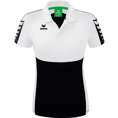 Afbeelding van Erima Six Wings polo dames zwart/wit