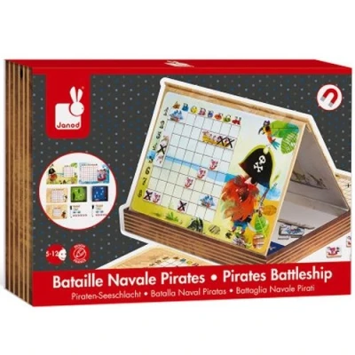 Afbeelding van Janod magnetisch bordspel zeeslag piraten