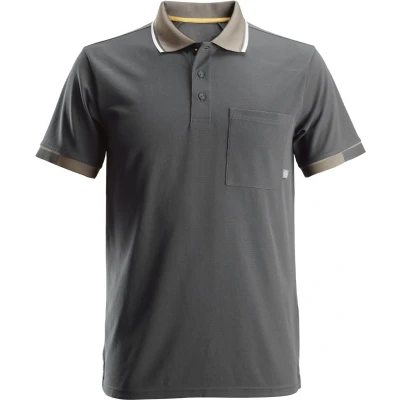 Afbeelding van Snickers AllroundWork Polo Shirt mt XXL Staal Grijs