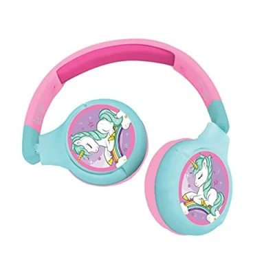 Image de Lexibook Unicorn Écouteurs avec micro circum aural Bluetooth sans fil filaire jack 35mm