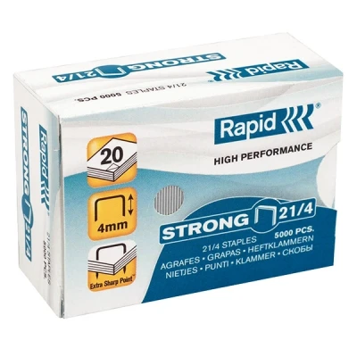Image de Rapid strong boîte de 5000 agrafes 21 4 mm haute performance 24867400