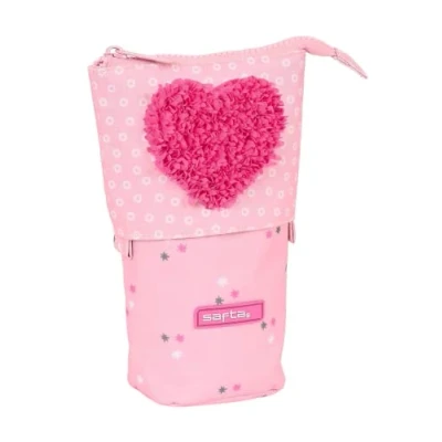 Afbeelding van Potloodetui Safta Love Yourself Roze (32 Onderdelen)