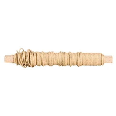 Afbeelding van Rayher 24116505 papierdraad opgerold op hout 55 mm Ø, 50 g naturel