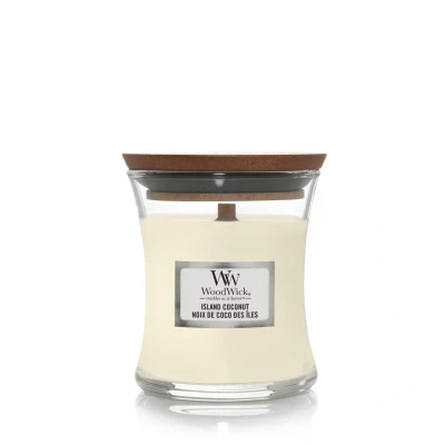 Afbeelding van WoodWick Geurkaars Mini Island Coconut 8 cm / ø 7