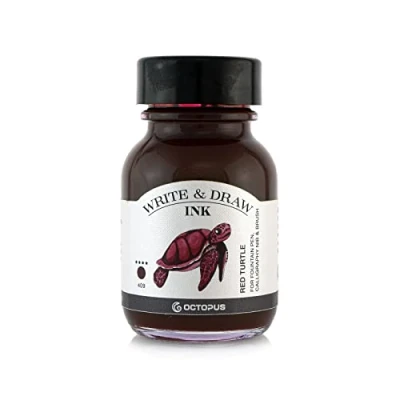 Afbeelding van Octopus 409 kalligrafie inkt, lichtecht, 50 ml, rood