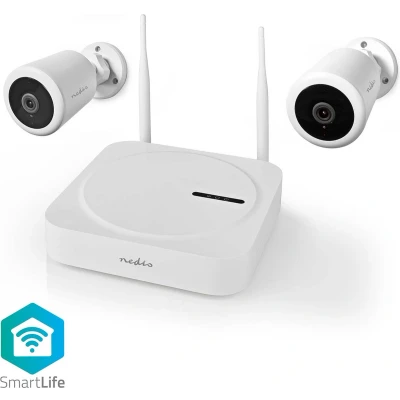 Afbeelding van Nedis SmartLife Draadloos Camerasysteem SLNVR201CWT Wit White / 1 m