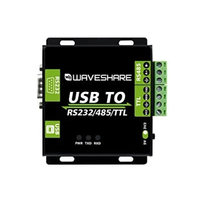 Afbeelding van Waveshare USB naar RS232/485/TTL Interface Converter Power en ADI magnetische industriële isolatie
