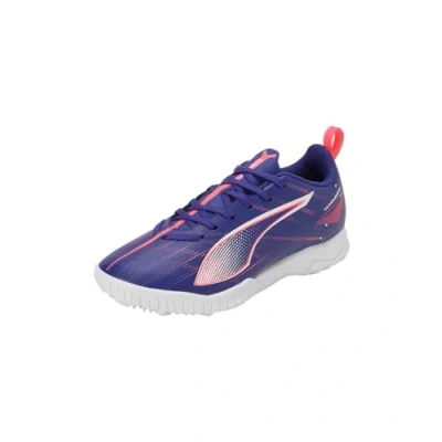 Afbeelding van PUMA Ultra 5 Play Tt Jr Voetbalschoenen, uniseks, Lapis Lazuli White Sunset Glow