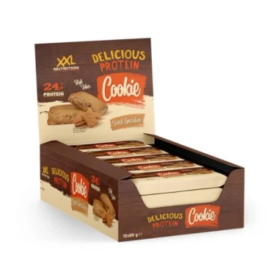 Afbeelding van XXL Nutrition Delicious Protein Cookie Whey Proteïne Eiwit Snack Eiwitreep Dutch Speculoos 12 pack