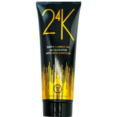 Afbeelding van POWER TAN 24K Super Carrot Oil Sunbed zonnebankcreme Accelerator 250ml