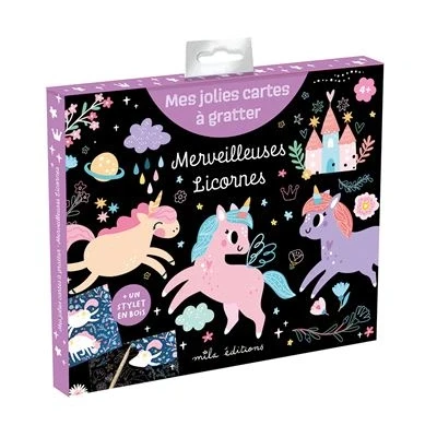 Image de Merveilleuses licornes Mes jolies cartes à gratter