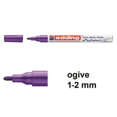 Image de edding marqueur peinture 751 paint marker, poointe ogive, Violet