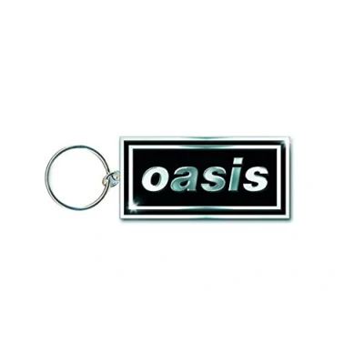 Afbeelding van Oasis Logo Sleutelhanger Zwart/Zilverkleurig
