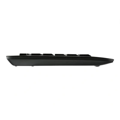 Image de CHERRY DW 5100 Ensemble clavier et souris sans fil 2.4 GHz US avec le symbole de l&#039;euro commutateur : LPK noir