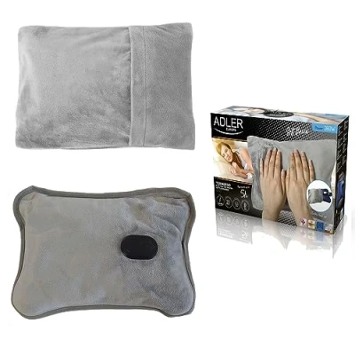 Afbeelding van Adler Elektrische kruik met hoes AD 7427 Warmwaterkruik Fleece