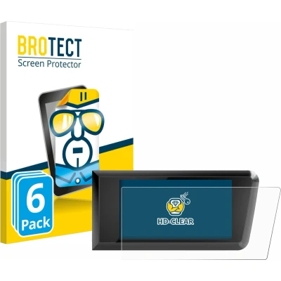 Afbeelding van BROTECT Screenprotector voor Bosch Purion 400 Folie Beschermfolie transparant (6 Stuks)