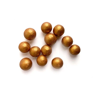 Afbeelding van Callebaut Chocolade Parels Goud 500g
