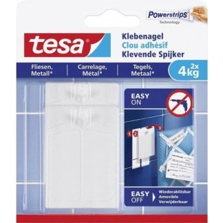 Afbeelding van Klevende spijker Tesa 2 stuks 4 kg (Tegels, Metaal)