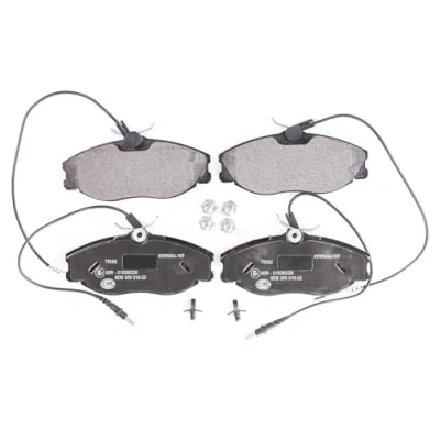 Afbeelding van HELLA 8DB 355 018 221 Remblokkenset Met slijtage waarschuwingscontact remzadelschroef toebehoren PEUGEOT: 607 Saloon, 406 Coupe, Estate