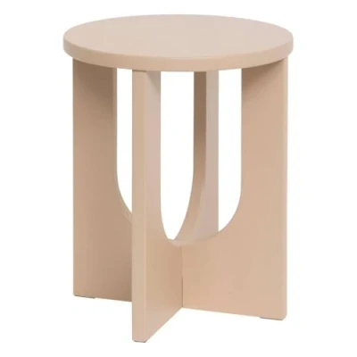 Afbeelding van Atmosphera Bijzettafel Bloom Ø40xH51cm Hazelnoot