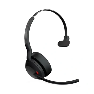Image de Jabra Evolve2 55 UC Mono Micro casque sur oreille Bluetooth sans fil Suppresseur de bruit actif USB A noir Certifié Zoom, pour Microsoft Teams, Cisco Webex Certified, Optimisé la CU, Alcatel Lucent, Ava