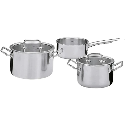 Afbeelding van Spring Pottenset Met Glasdeksel 3 delig