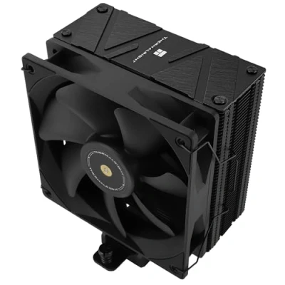 Afbeelding van Thermalright Assassin Spirit 120 EVO DARK TL E12B V2 PWM CPU ventilator, 4 x 6 mm hoge heatpipes, voor Intel 1700/1150/1151/1200, AMD:AM4 AM5, LGA17XX
