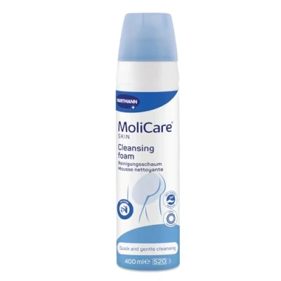 Afbeelding van MoliCare Skin Reinigingsschuim voor intieme toilet pH neutraal de huid Kan zonder water worden gebruikt 400 ml