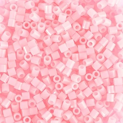 Afbeelding van Vaessen Creative Rose Glow strijkparels, 1100 stuks, doe het zelf, voor kinderen, sieraden maken, decoratie, huis en andere creatieve vrijetijdsideeën, 5 mm, kleine vingers, één maat