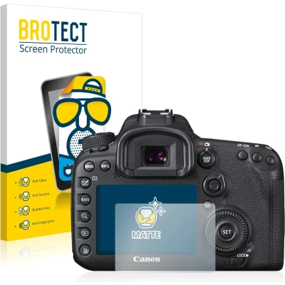 Afbeelding van BROTECT Screenprotector voor Canon EOS 7D Mark II Folie Beschermfolie matte (2 Stuks)