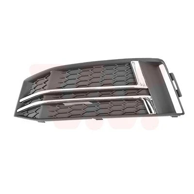 Afbeelding van VAN WEZEL 0346595 Bumper Grill Links voor voertuigen zonder afstandregeltempomaat AUDI: A4 B9 Avant, Saloon