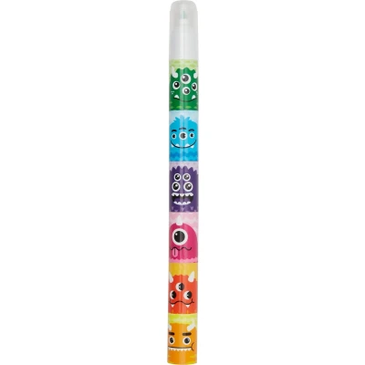 Afbeelding van Ooly stapelbare mini markeerstiften monsters 6st