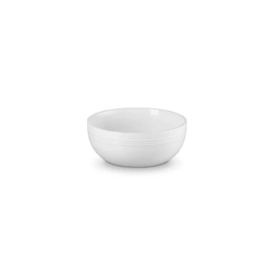 Afbeelding van Le Creuset Coupe bowl 16cm aardewerk white